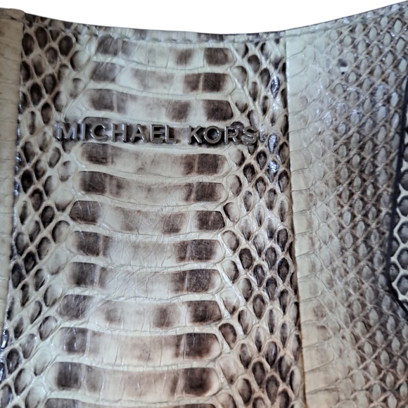 Michael Kors Snakeskin Tote - Picture 3 of 14